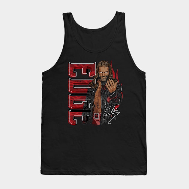 Edge Vertical Name Tank Top by MunMun_Design